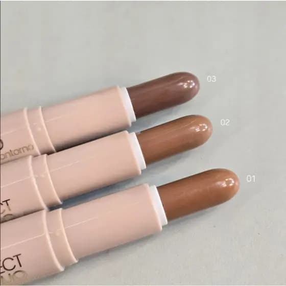 Mix Duo Bastão com Corretivo e Contono Textura Cremosa e Fácil de Aplicar - Pink21