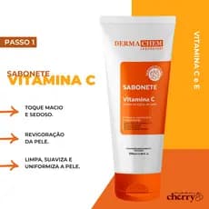 Sabonete Facial Vitamina C para Manchas, Melasma e Anti-idade