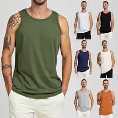 Regata Masculina de Algodão Premium Universo Básico