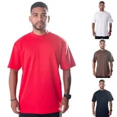 Camiseta Oversized Suedine 100% Algodão Gramatura 220