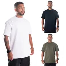 Camiseta Oversized Moletinho Pesado Strong Várias Cores