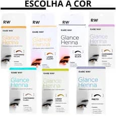 Henna Glance Delineador para Sobrancelha Modelamento Profissional Rare Way 3,5 G Todas as Cores