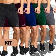 Kit Short Leve Esportivo Futebol Short Masculino Para Treino Bermuda Esportiva