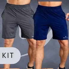 Kit 2 Calção Masculino Short Masculino Tecido 1 Leve