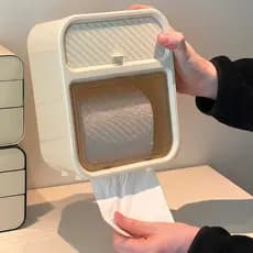 Caixa de papel higiênico de parede Suporte de papel  impermeável caixa de papel higiênico caixa de papel higiênico