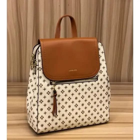 Mochila Feminina Estruturada Escola Faculdade Estruturada Trabalho Lace Lore Estampada