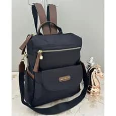 Mochila Feminina 2 em 1 Nylon Impermeável Maternidade Faculdade Escolar Pavão de Ouro Original Y1211