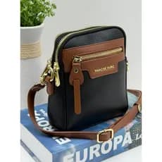 Bolsa Feminina Pequena Pavão de Ouro Bag Bagzinha Original Transversal Casual Passeio Dia a Dia