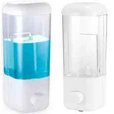 KIT 2 Dispenser Porta Sabonete Liquido Álcool Gel Dispenser de Parede Vertical Banheiro 500 ML