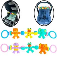 Móbile Para Carrinho e Bebê Conforto Brinquedo para Bebês Móbile Chocalho Para Berço
