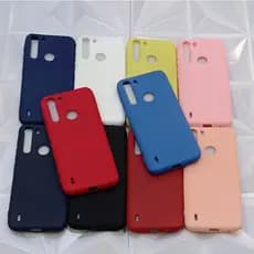 Capinha  moto One Fusion Silicone Aveludada