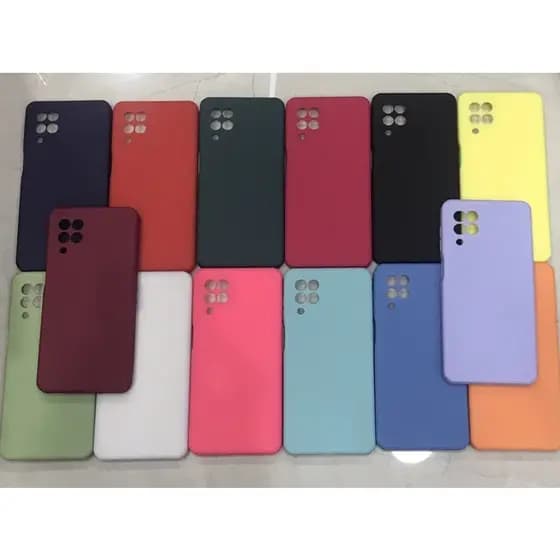 Capinha case Samsung M62 silicone aveludada para