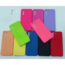 Capinha Aveludada Silicone Para Samsung S21