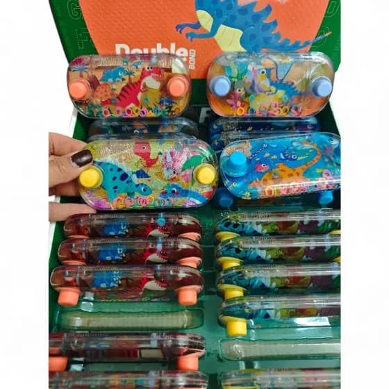 kit 50 Aquaplay Jogo de Argolas Agua Água De Plástico Dinossauros Animais Unicornio Infantil Water