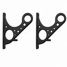 Kit 2 Suporte de Parede para Capacete Moto Kit com Parafusos Buchas Gancho Organizador Reforçado Acessórios Bolsa