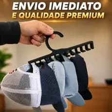 Suporte para Bonés Organizador Cabide Porta Bonés e Chapéus Multiuso para Guarda Roupa Closet Resistente