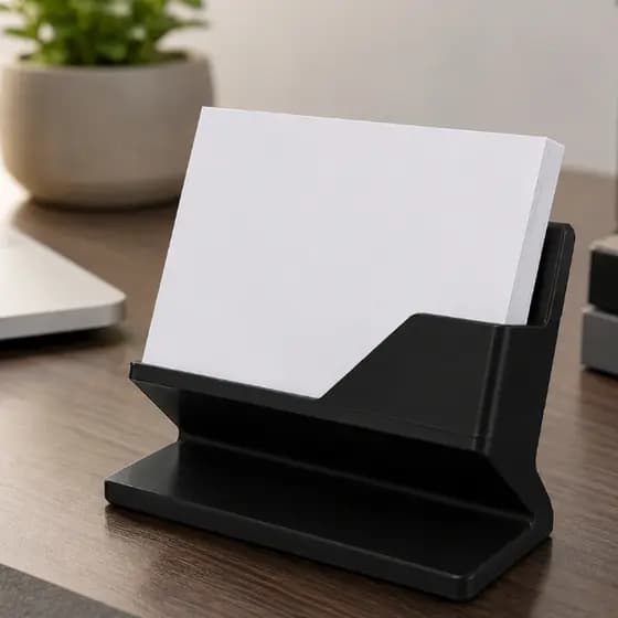 Porta Cartão De Visita Suporte Expositor Display De Mesa Escritório Balcão Consultório Organizador elegante