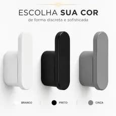 Gancho Adesivo Parede Sem Furo Cabide Suporte Multiuso Banheiro Cozinha Toalha Roupas Resistente fortes