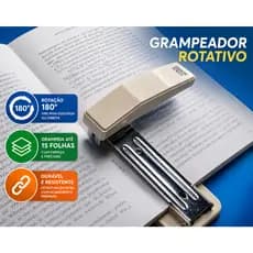 Grampeador Rotativo De Metal 24/6 E 26/6 180º Grampeador para Livros