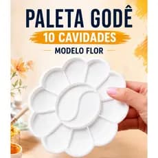 Paleta Godê Plástica 16 e 10 Cavidades -
