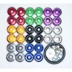 Kit 4 Pçs Anilha Trava Para-choque Quick Release Rebaixado Fixador Arruela Parafuso Motor Baía Vesti