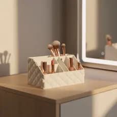 Organizador de Maquiagem Multiuso Porta Pincéis, Batons e Cosméticos