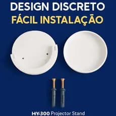 Suporte Teto e  Parede para Projetor HY300 Acompanha Parafusos para Instalação