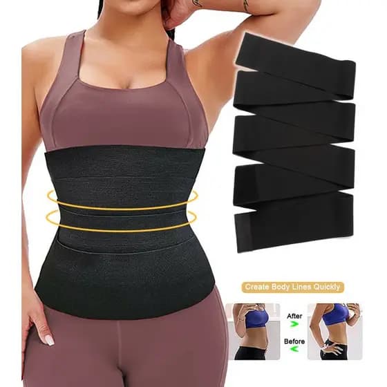 Cinta Modeladora Faixa Abdominal 3, 4, 5 e 6 Metros