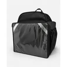 Mochila Bag Térmica Bolsa Motoboy PRETA Entrega Pizza Lanches 45l s/L