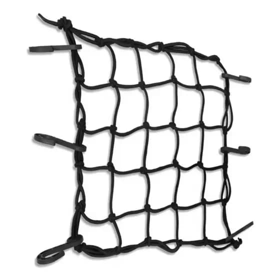 Rede elastica aranha para bagageiro capacete moto tam 35 x 35 expansível