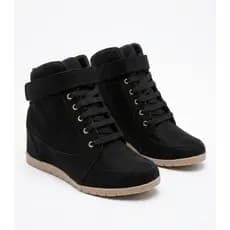 Tenis botinha Sneaker Feminino salto interno
