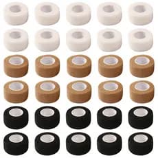 10 Rolos De Bandagens Elásticas Autoadesivas , 2.5 Cm De Largura * 2 M De Comprimento , Fita De Bandagem Descartável De