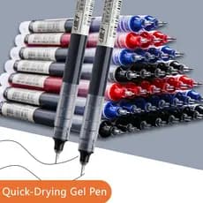 Caneta Gel Líquido De Secagem Rápida 0.5mm Preto / Vermelho / Azul