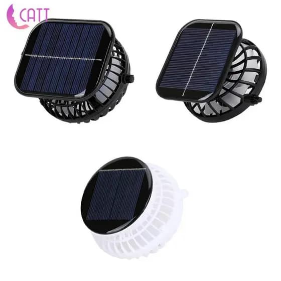 [Dadada2] Ventilador Solar Compacto Para Resfriamento De Ar USB Leve Atividades Ao Livre E Esportes
