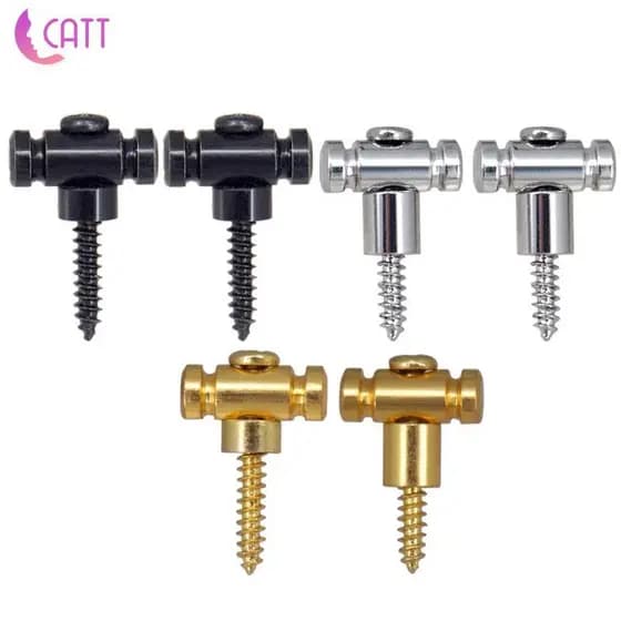 [Dadada2] 2 Peças Rolete Guias De Cordas Para Guitarra Árvore Retentores De Elétrica Duráveis Clássica