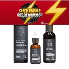 Grandha Kit Spa Black completo Fator de Crescimento Capilar Urbano solução para tratamentos de queda