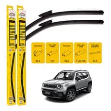 Palhetas Dyna Limpador Parabrisa Jeep Renegade 2015 A 2024
