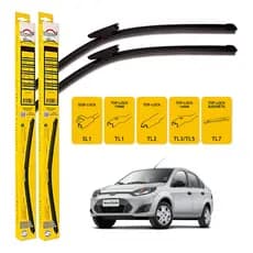 Palhetas Dyna Limpador Parabrisa Ford Fiesta Sedan 2011 A 2014