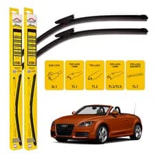 Par Palhetas Dyna Limpador Parabrisa Audi TT Roadster 2006 A 2014