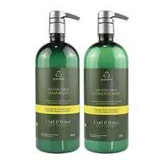 Kit Grandha Curl & Wave Vector Force Shampoo 980ml + Condicionador 980g Cabelos Cacheados e Crespos