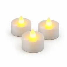 Velas Led Amarelas para Decoração Casamento Pedido de Namoro Romântico Festas Eletrônico Decorativa Bateria Igreja