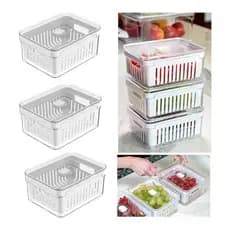 Potes Organizadores Geladeira Cesto Organizador 2,2l 3 Un