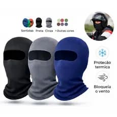 Kit 3 Toucas Ninja Balaclava Moto Bike Proteção Contra Frio e Vento