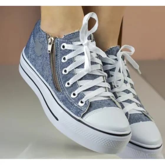 Tenis Feminino Plataforma Via Apple Jeans Claro 2022