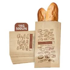 Saco Papel Mix 40G Pc Com 500 Unidades Tamanho 1Kg