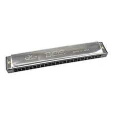 Gaita Csr Bee Harmonica 24 Furos Cromada 96 Vozes