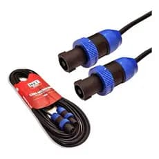 Cabo Speakon 4 Polos Macho Para Caixa Acústica Conector  10 M Mxt