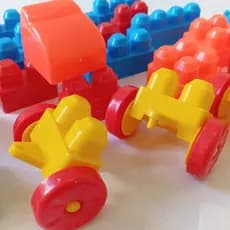 Blocos de Encaixe Educativo de Montar e Desmontar Colorido Brinquedo Infantil