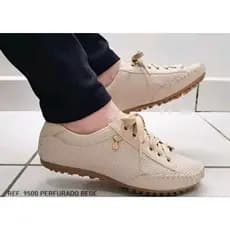Tenis feminino mocatenis confort cadarço casual