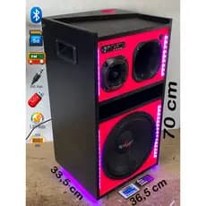 Caixa de Som Bob Bluetooth Ativa 12 Polegadas | Estilo Único | Pronta Entrega | Rosa Pink